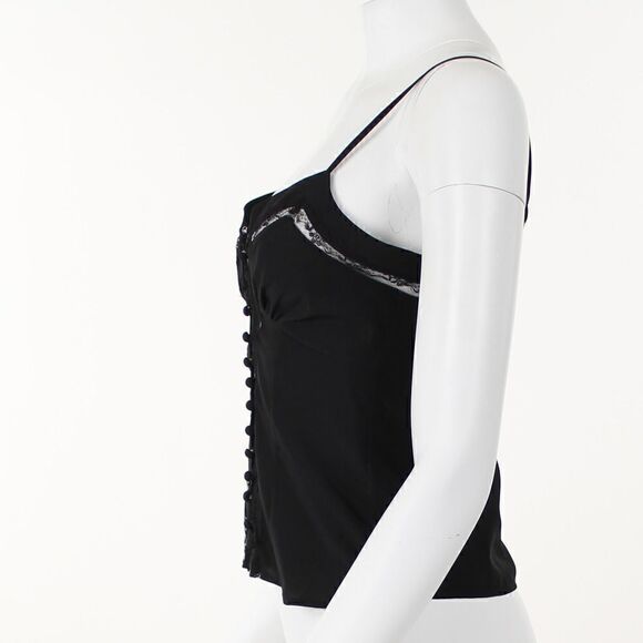 The Kooples in Motion Lace Trim Camisole Top - Picture 3 of 5